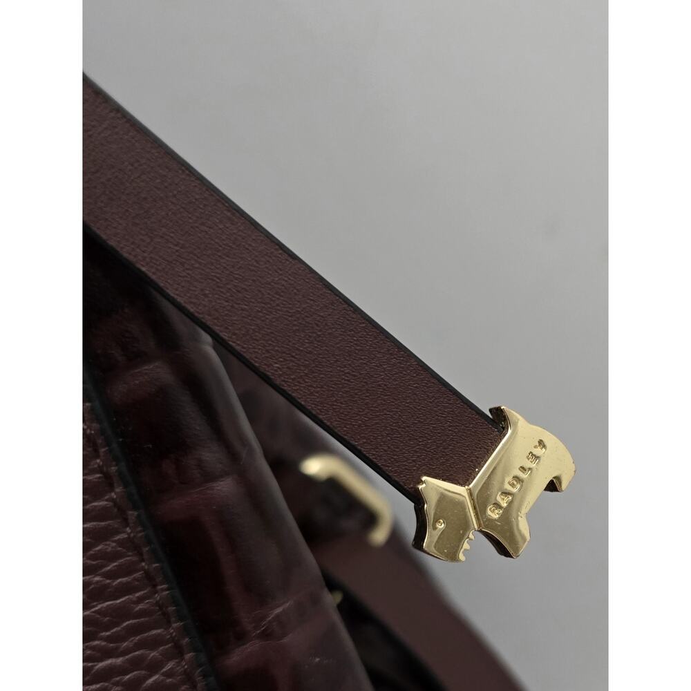 Radley London Baylis Road Medium Multiway Grab Bag Brown Leather/ Embossed Croc - Picture 4 of 11